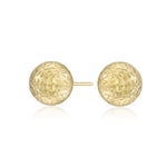 Load image into Gallery viewer, 14K Yellow Gold Boss Ball Stud Earrings