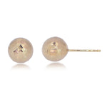 Load image into Gallery viewer, 14K Yellow Gold 8mm Ball Stud Earrings
