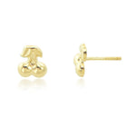 Load image into Gallery viewer, 14K Yellow Gold Cherry Stud Earrings