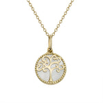 Load image into Gallery viewer, Tree of Life Gold Coin Necklace