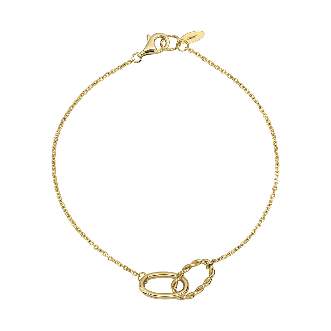Linked Gold Bracelet
