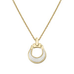 Load image into Gallery viewer, Horsebit Gold Pendant Necklace