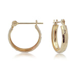 Load image into Gallery viewer, 14K Yellow Gold Small Hoop Earrings