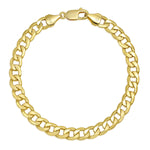Load image into Gallery viewer, 10K Yellow Gold 6.5mm Curb Link Bracelet 8.5"