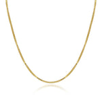 Load image into Gallery viewer, 18K Yellow Gold Simple Box Chain Necklace 16"