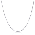 Load image into Gallery viewer, Modern Sterling Silver Rope Necklace Chain