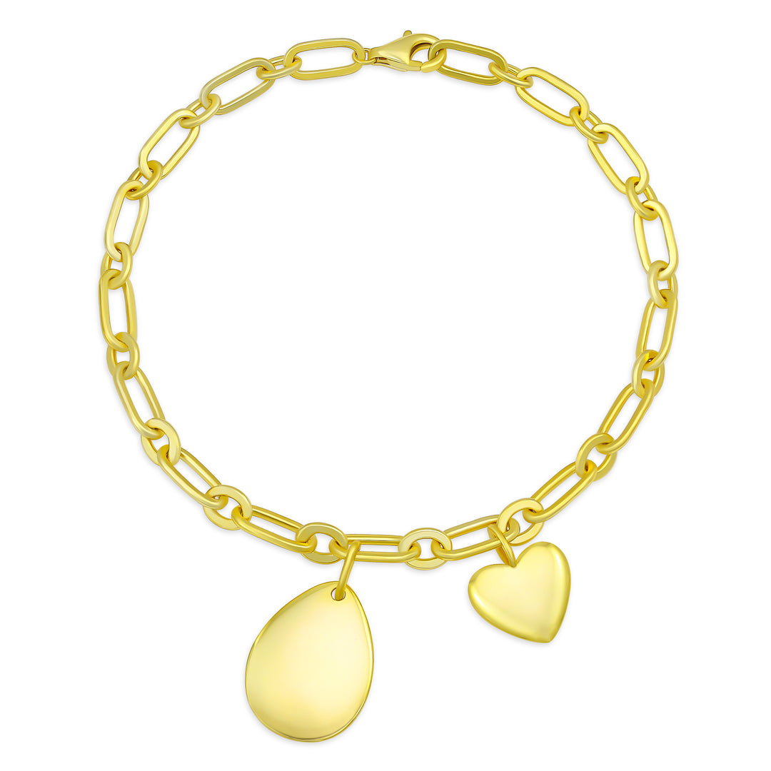 Im Charmed to Meet You Silver Bracelet