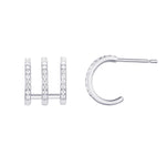 Load image into Gallery viewer, Shine On CZ Cuff Earrings