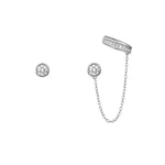 Load image into Gallery viewer, Ball and Bar Earrings