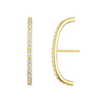 Load image into Gallery viewer, CZ Sparkle Stick Earrings
