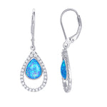 Load image into Gallery viewer, Blue Dangle Swing Earrings