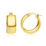 Load image into Gallery viewer, Bold Rounded Hoop Earring