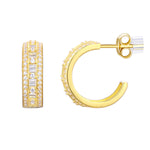 Load image into Gallery viewer, Infinite Sparkle Hoop Earrings