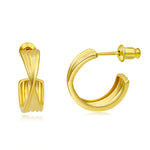 Load image into Gallery viewer, Bold and Chunky Open Hoop Earrings