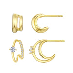 Load image into Gallery viewer, Mini Wrap Cuff Earrings Set