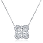 Load image into Gallery viewer, Brilliant Square Pear Shape Pendant Necklace