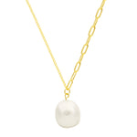 Load image into Gallery viewer, Golden Baroque Pearl Necklace