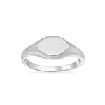Load image into Gallery viewer, Sterling Silver Modern Slim Signet Ring