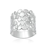 Load image into Gallery viewer, Faceted Wide Band Ring