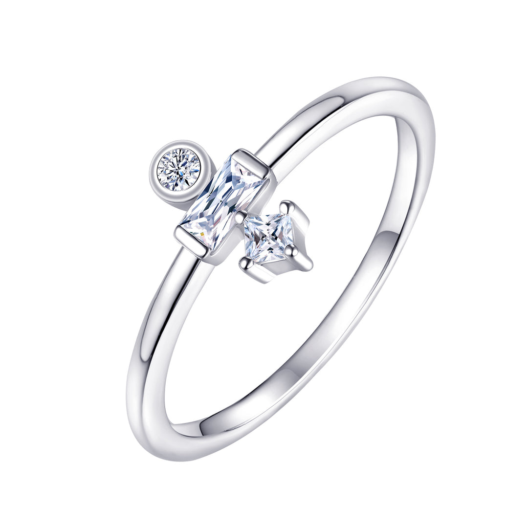 Sterling Silver Dainty CZ ring