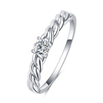 Load image into Gallery viewer, Sterling Silver CZ ring