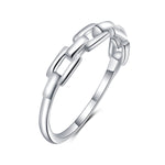 Load image into Gallery viewer, Sterling Silver Chain Link Ring