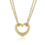 Load image into Gallery viewer, 10K Yellow Gold Perfect Heart Necklace