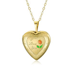 Load image into Gallery viewer, 14K Yellow Gold  Forever Mom Locket Pendant
