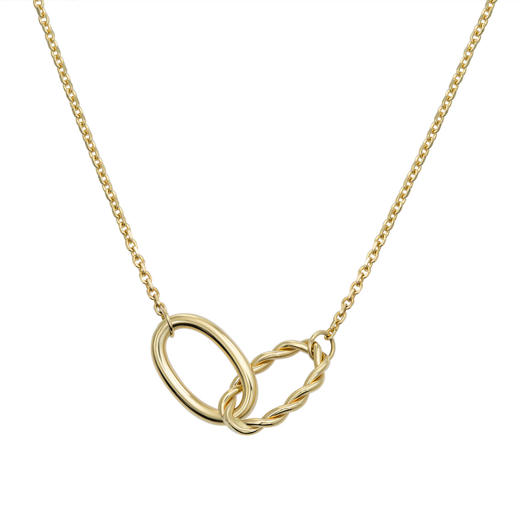 Links That Bind Gold Necklace