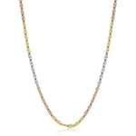 Load image into Gallery viewer, 14K Gold Diamond Shape Link Chain Necklace 20&quot;
