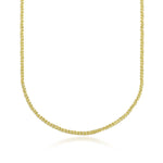 Load image into Gallery viewer, 18K Yellow Gold Modern Wheat Chain Necklace 20&quot;
