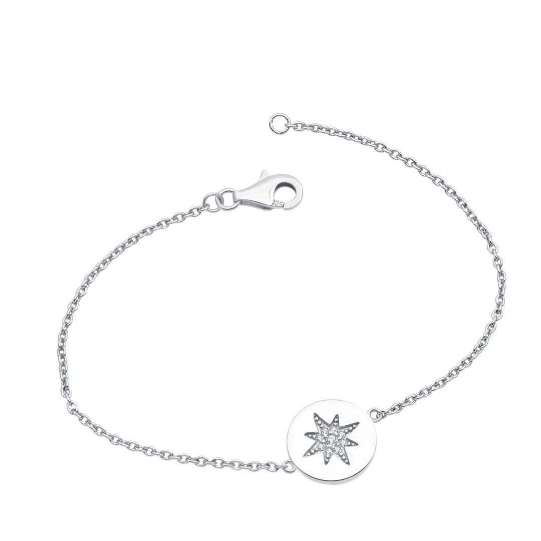 Starburst Silver Bracelet