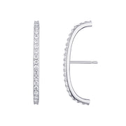 CZ Sparkle Stick Earrings