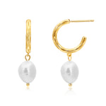 Load image into Gallery viewer, Baroque Pearl Drop Fancy Earrings
