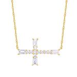 Load image into Gallery viewer, Sideway Crossed and Infinity Necklace
