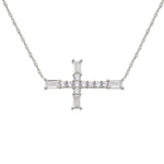 Load image into Gallery viewer, Sideway Crossed and Infinity Necklace
