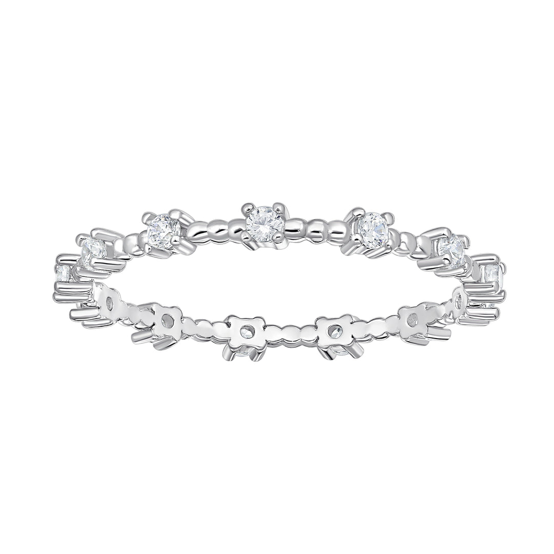 Sterling Silver Eternity Band Ring