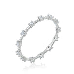 Load image into Gallery viewer, Sterling Silver Eternity Band Ring
