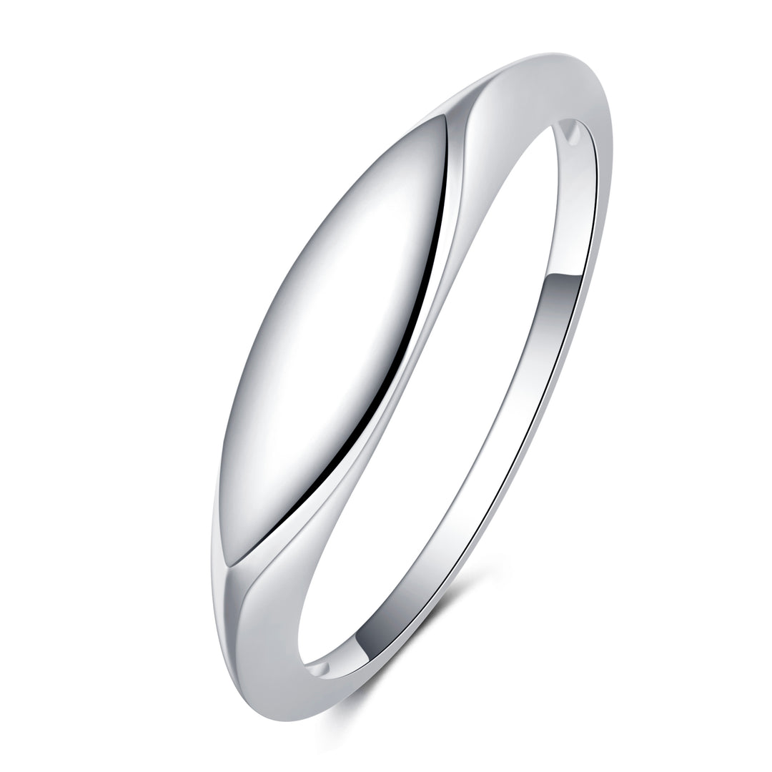 Modern Elongated Signet Ring