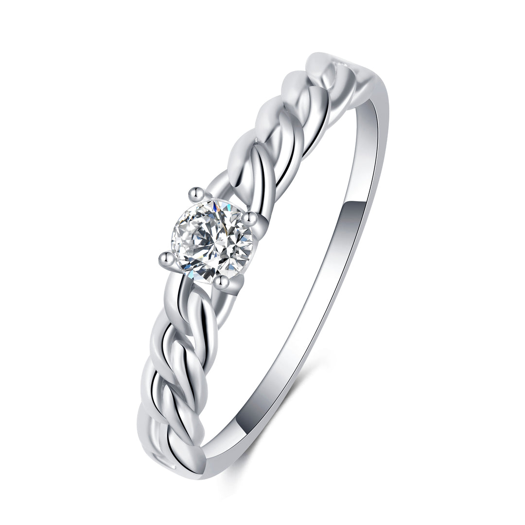 Sterling Silver CZ ring