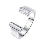 Load image into Gallery viewer, Sterling Silver Open Pearl Ring
