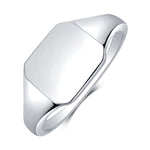 Load image into Gallery viewer, Sterling Silver Modern Square Signet Ring

